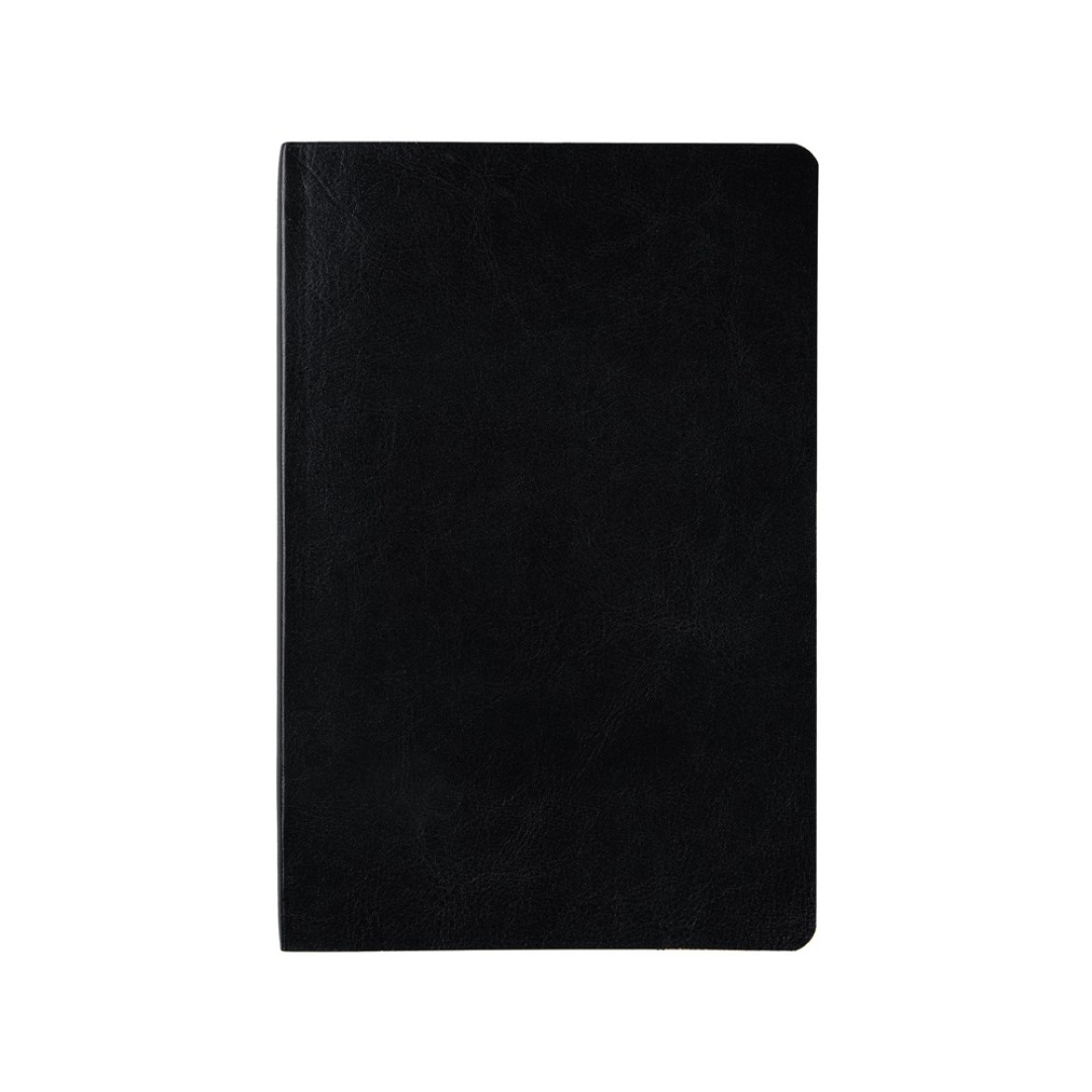 Ежедневник недатированный А5 "Megapolis Nebraska Flex", черный с золотым обрезом