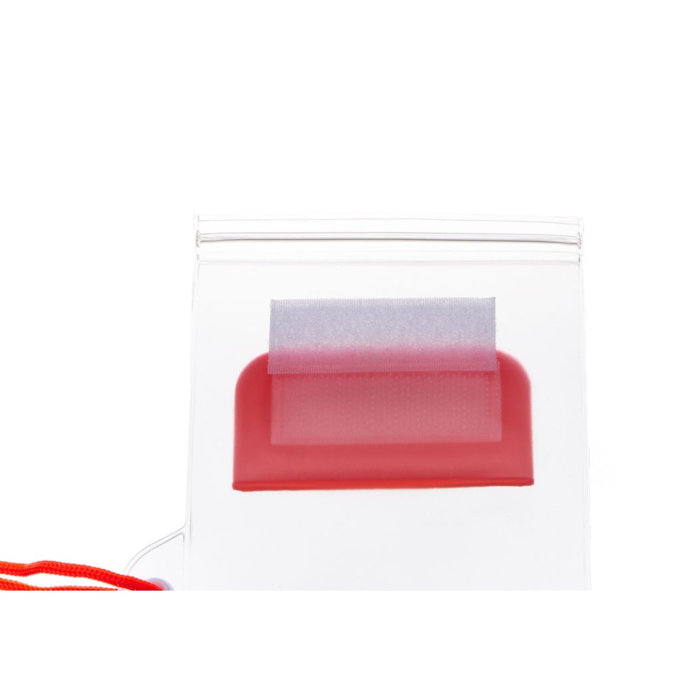 Влагостойкий чехол "Repel", красный прозрачный