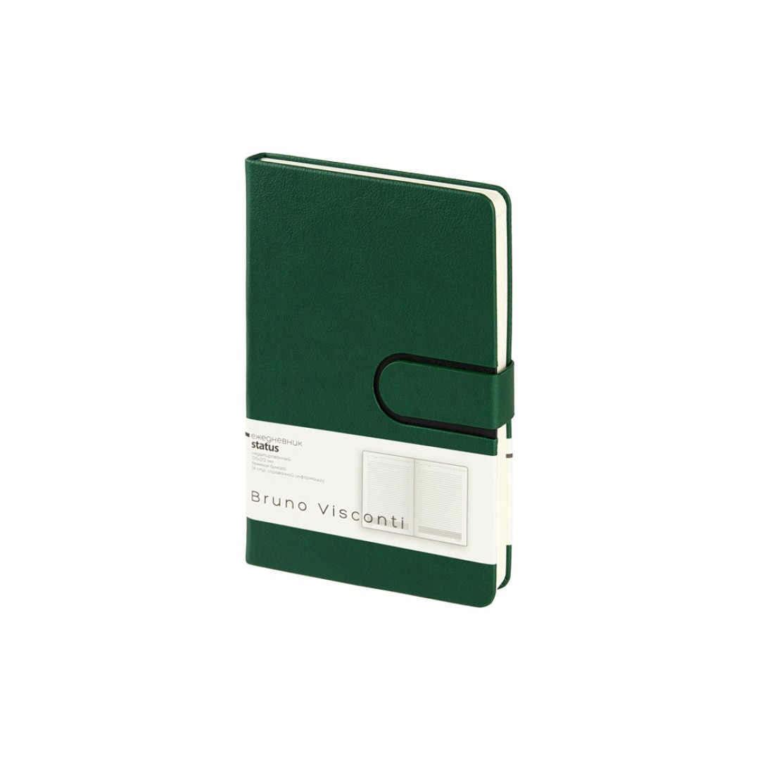 Ежедневник недатированный А5 "Status", зеленый