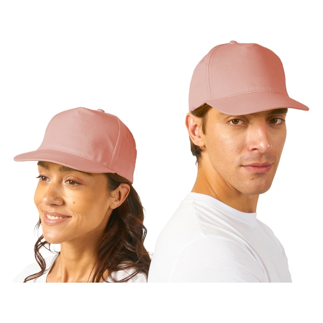 Бейсболка "Memphis" 5-ти панельная 165 гр, лососевый