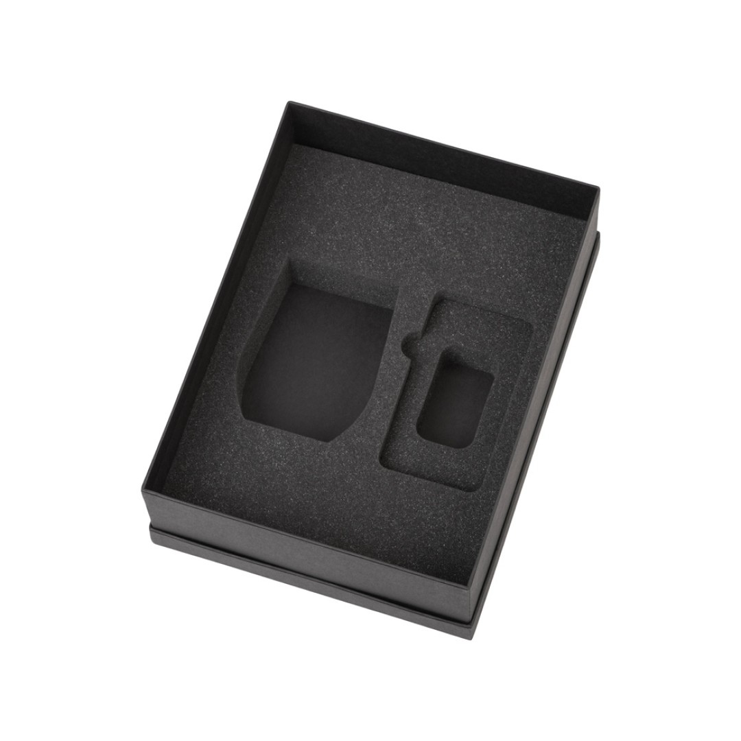 Подарочный набор с термокружкой и повербанком С1, 5000 mAh, зеленое яблоко