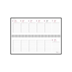 Планинг датированный «Бумвинил» 2025, зеленый