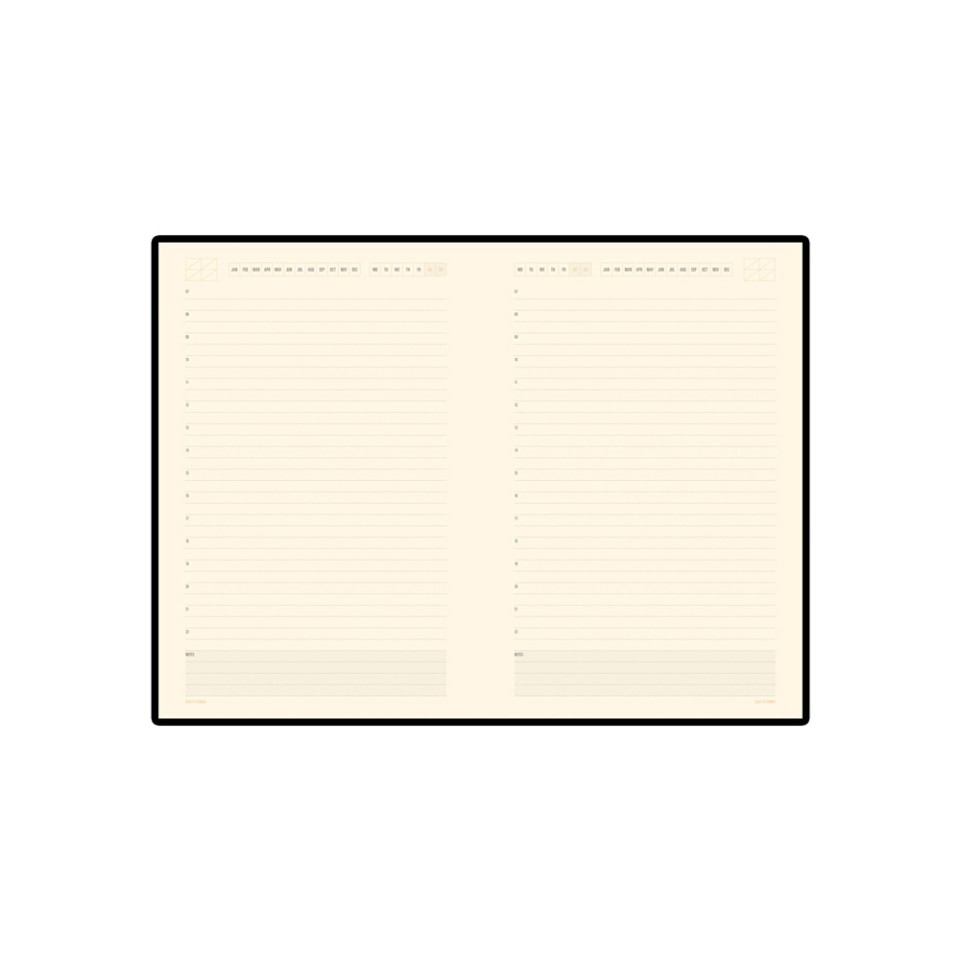 Ежедневник А5 недатированный «Monaco», черный