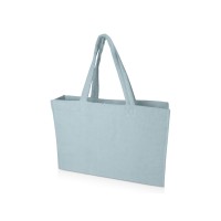 Пляжная эко-сумка Siam объемом 13 л из переработанной махровой ткани, сертифицированной GRS - Cloud Blue