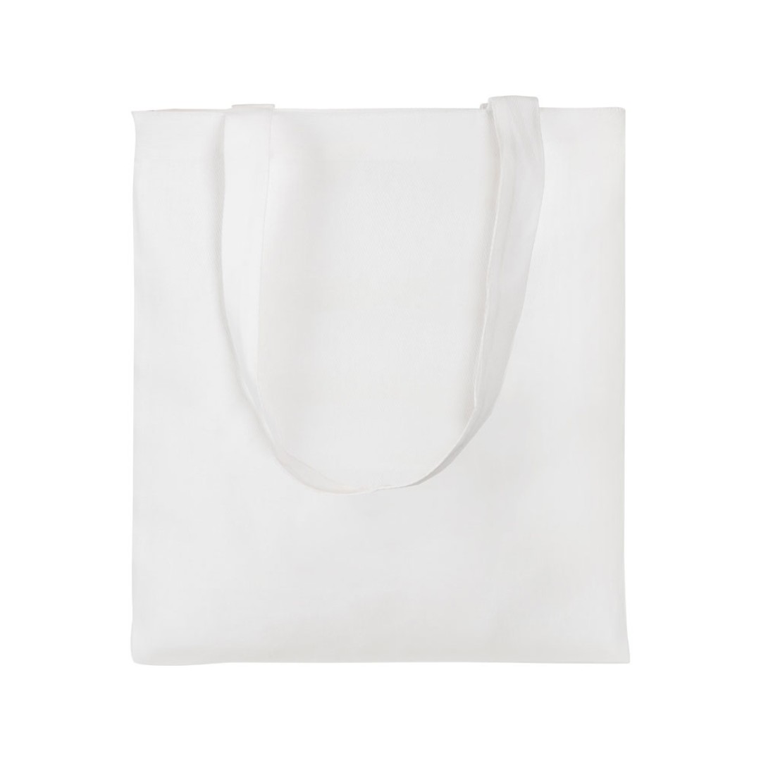 Сумка "Element" из хлопка для покупок, 180 г, белый (Р)