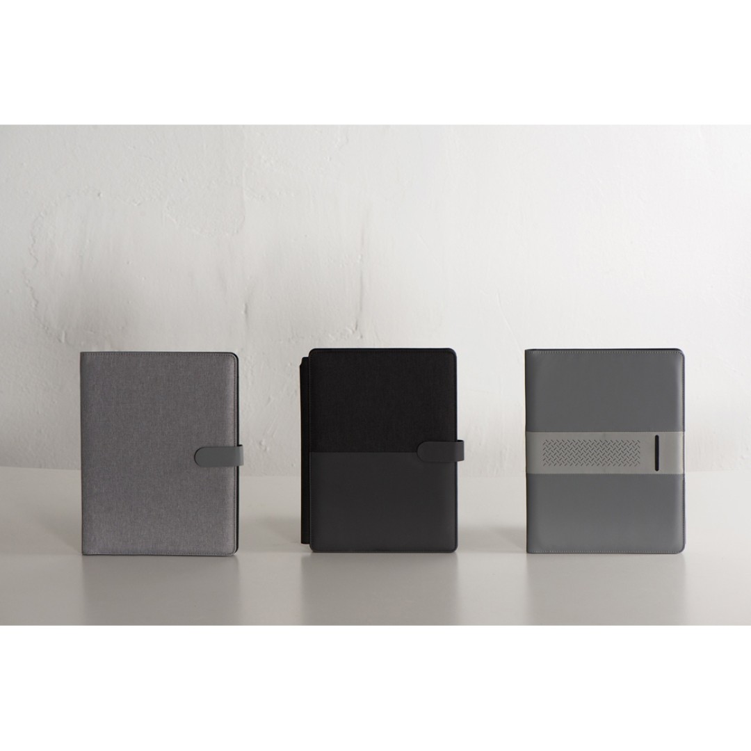 Папка для документов “Route” с блокнотом, светло-серый