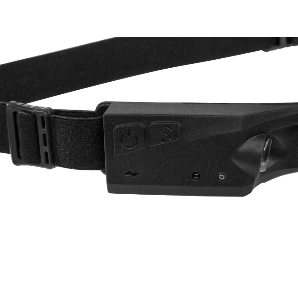 Налобный фонарь 2-в-1 c управлением жестами "Spacelight", черный