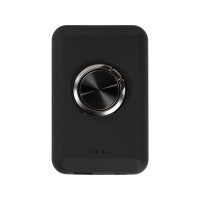 Магнитный беспроводной внешний аккумулятор "MagnetIQ", 5000 mah, 10 W, черный