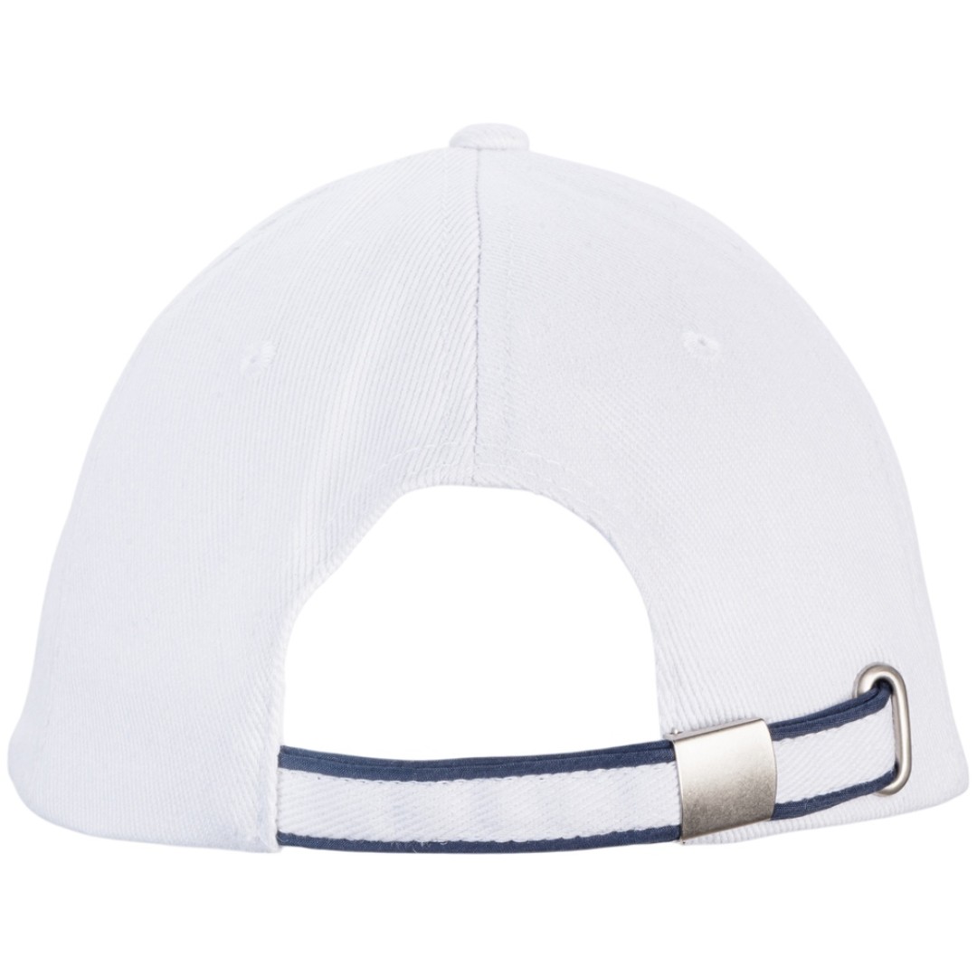 Бейсболка «Cancun», белый/темно-синий