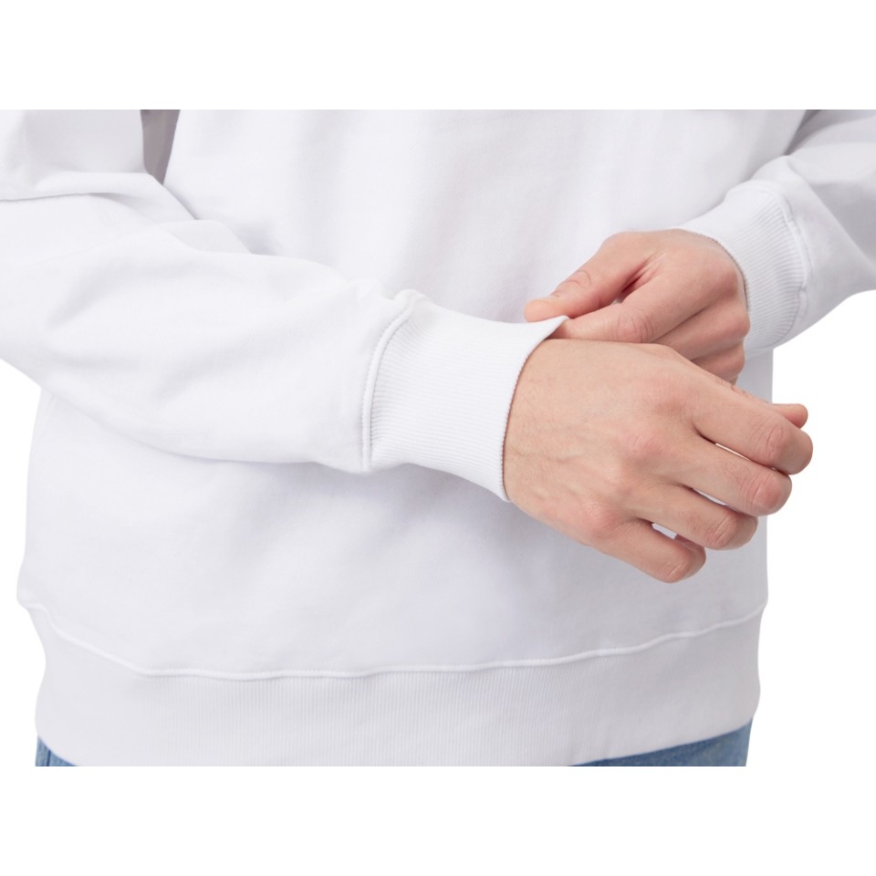 Свитшот оверсайз с рукавом реглан «Belgrade», унисекс, белый