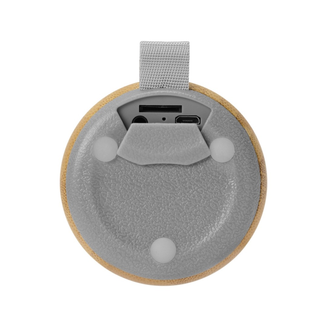 Портативная колонка из бамбука "Bongo", натуральный