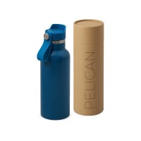 Вакуумная термобутылка «Pelican», 500 мл, синий индиго