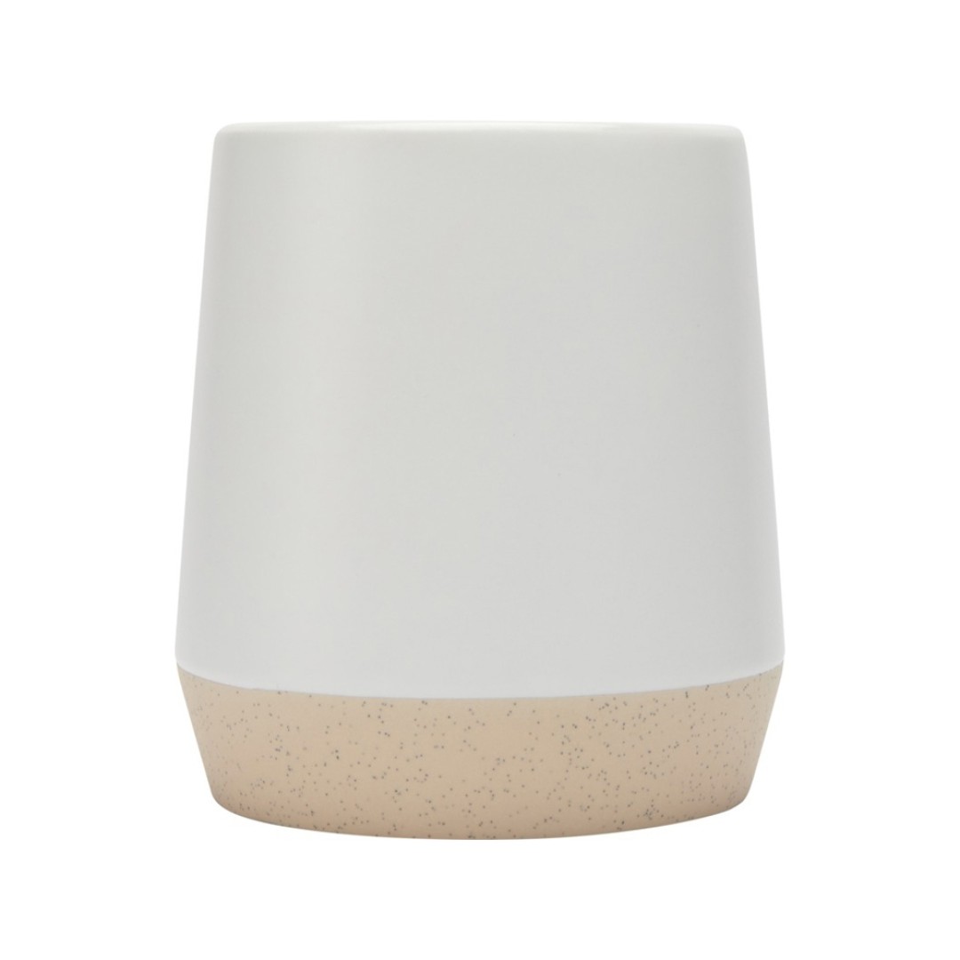 Dolce керамическая кружка объемом 300 мл с матовой отделкой, белый