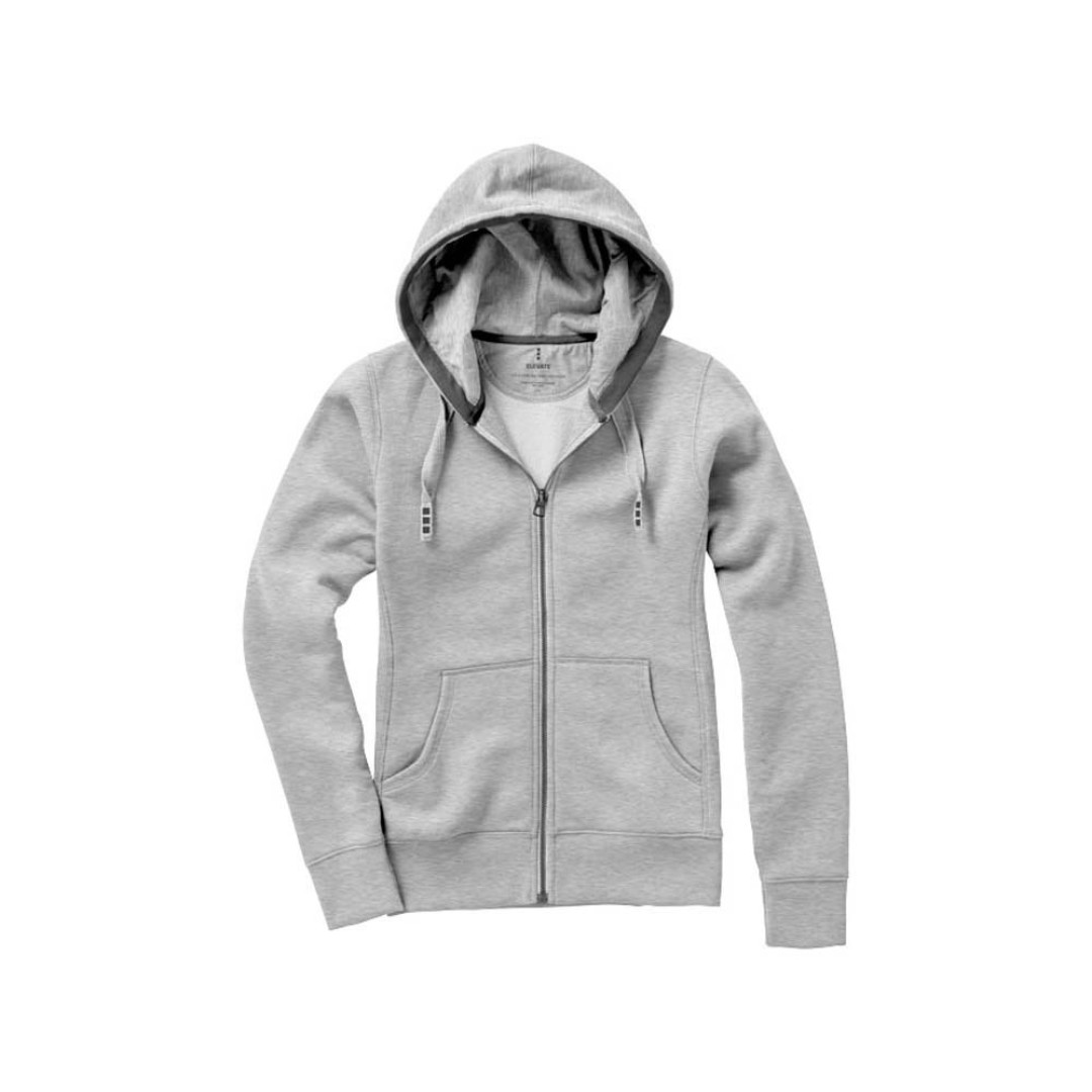 Толстовка «Arora» женская с капюшоном, серый меланж