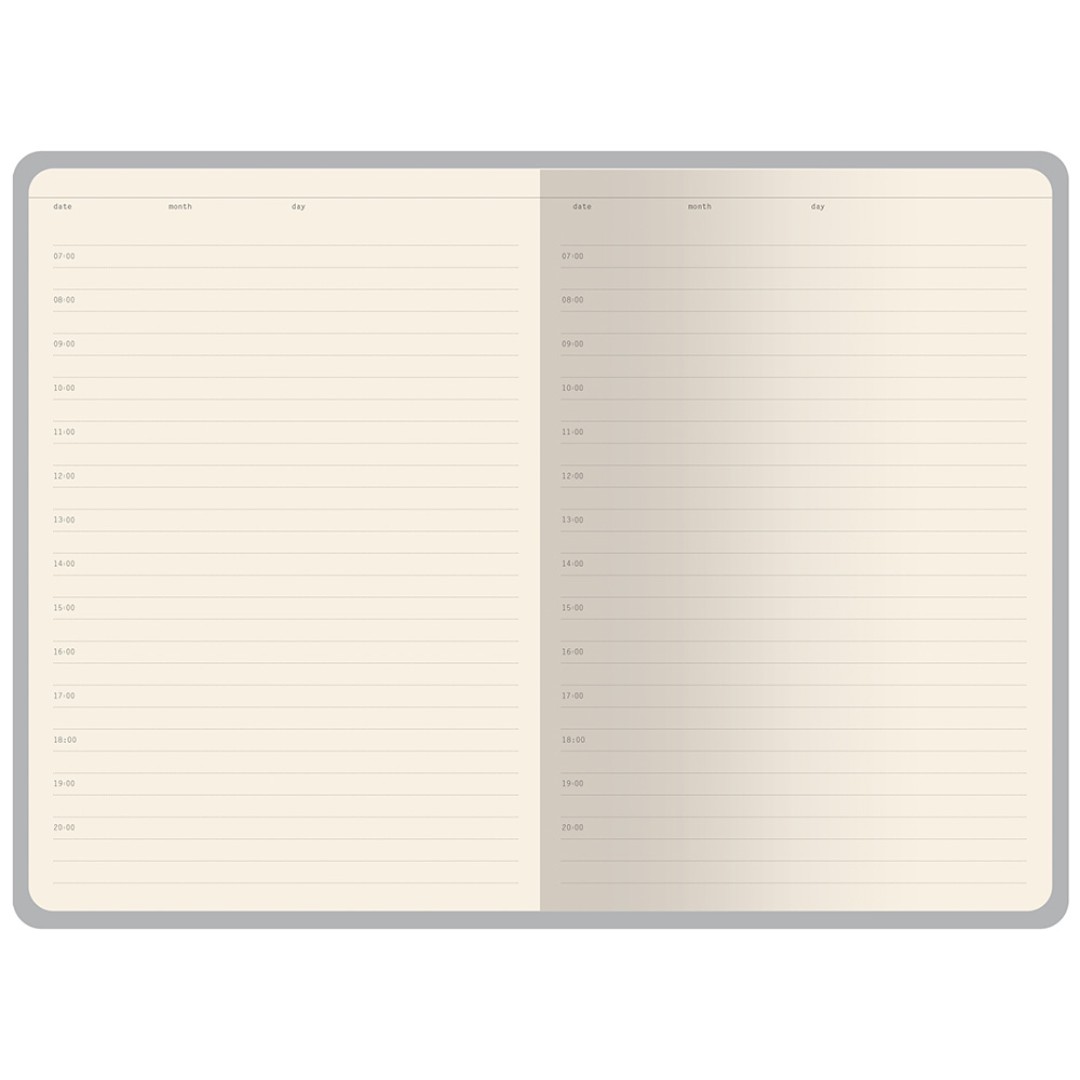 Ежедневник недатированный с магнитным клапаном А5 "Venezia", зеленый