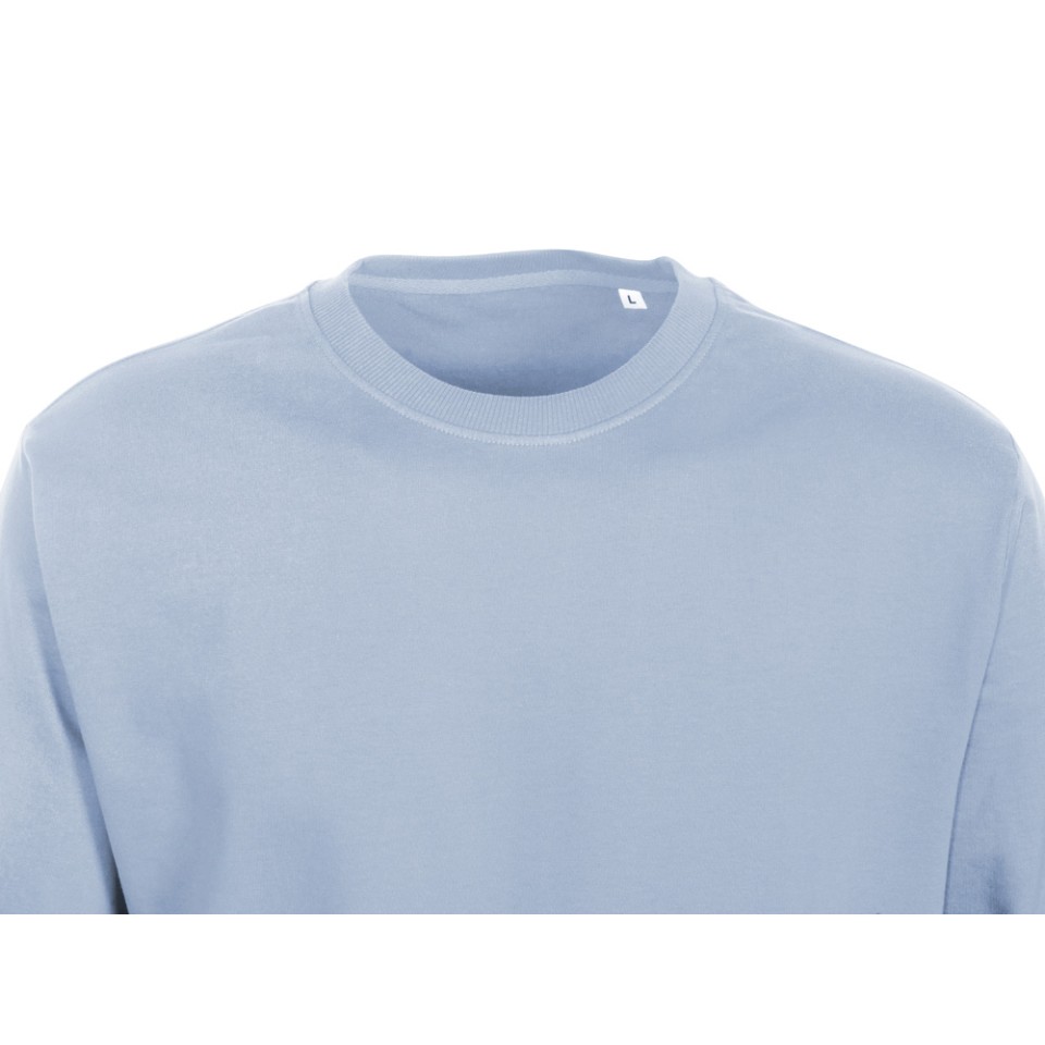 Свитшот «Warsaw» 220гр, унисекс, небесно-голубой