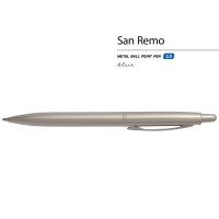 Ручка металлическая шариковая "San Remo", шампань