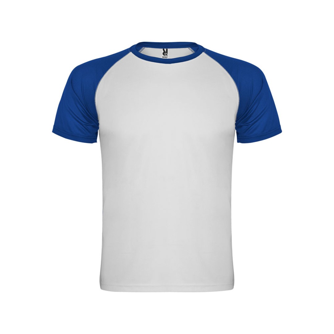 Спортивная футболка "Indianapolis" мужская, белый/королевский синий