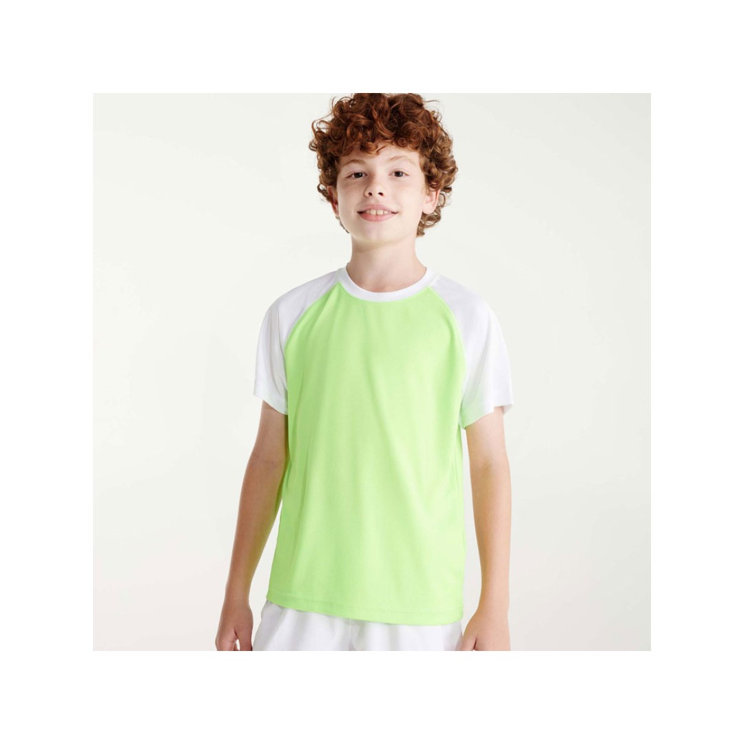 Спортивная футболка "Indianapolis" мужская, неоновый зеленый/белый