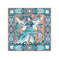 Набор платок «Царевна Лебедь» и свеча «Вдохновение»