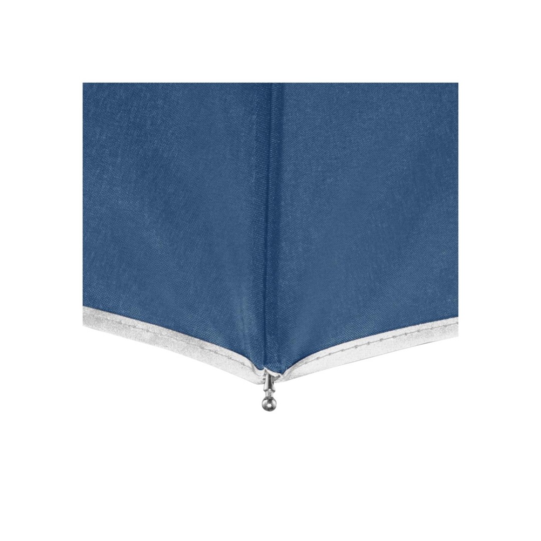 Зонт складной 5640 Guard со светоотражающим кантом, автомат, нейви