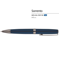 Ручка металлическая шариковая "Sorrento", синий матовый