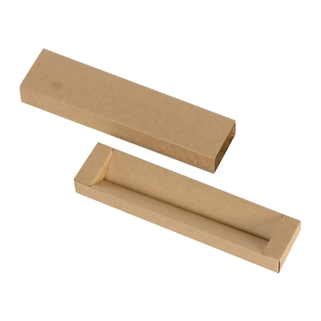 Футляр для 1 ручки из переработанного картона "Recycard", натуральный