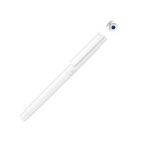 Капиллярная ручка в корпусе из переработанного материала rPET "RECYCLED PET PEN PRO FL», белый с синим