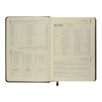 Ежедневник недатированный А5 "Velvet Index" (коричневый) (Р)