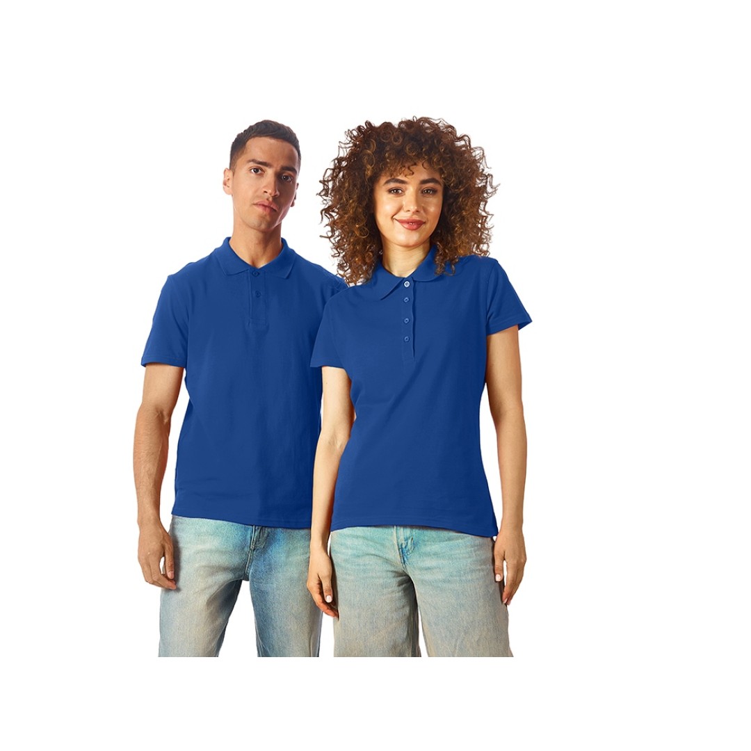 Рубашка поло "First" мужская, кл. синий