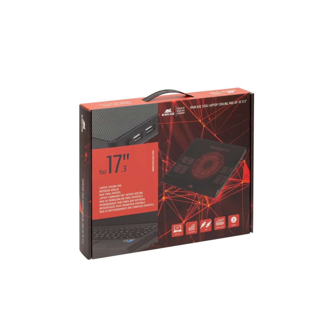 Охлаждающая подставка 5556 для ноутбуков до 17,3", черный
