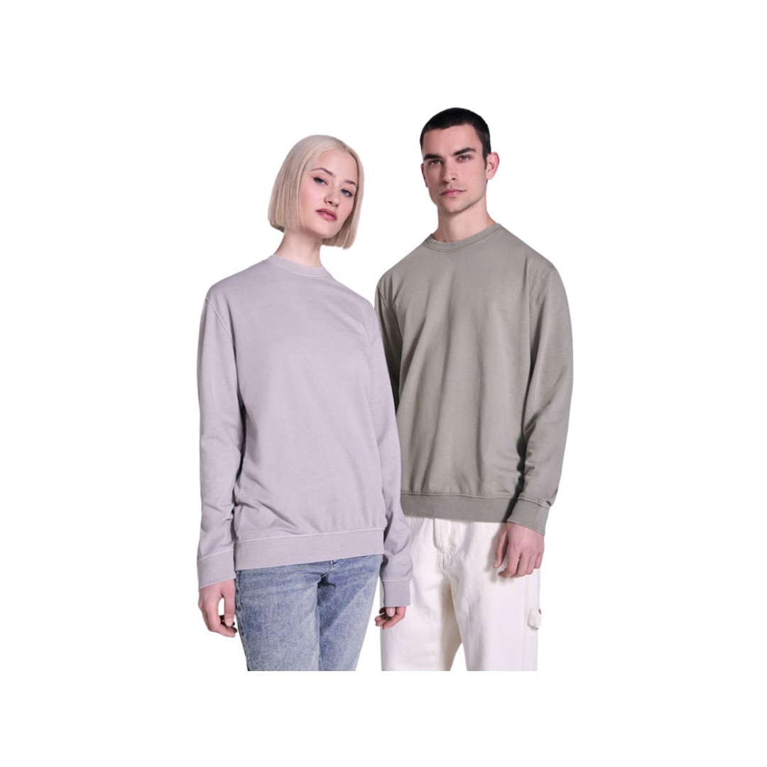 Свитшот «Jaya» унисекс, каменистый выстиранный