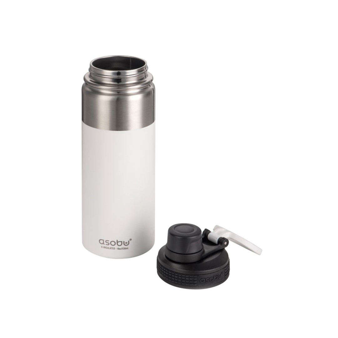 Вакуумная термобутылка «ALPINE FLASK», 530 мл, белый