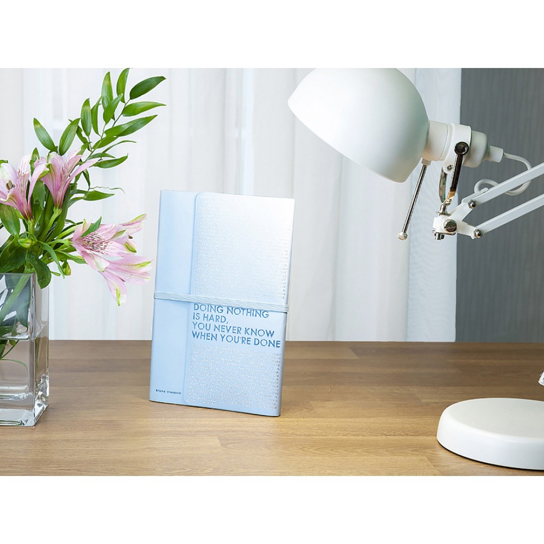 Ежедневник недатированный А5 «Bilbao», зефирный сиреневый