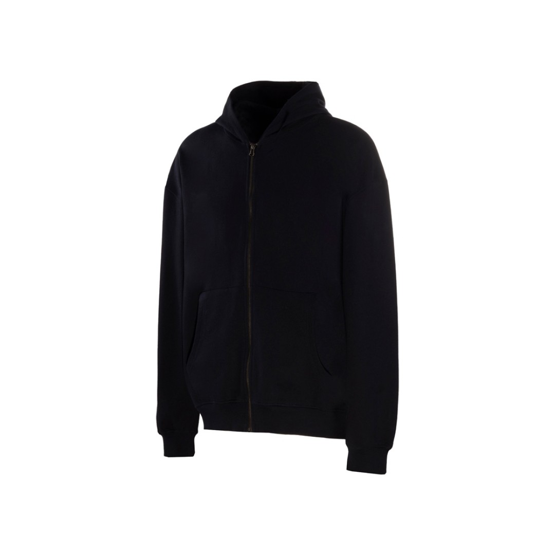 Толстовка оверсайз с капюшоном на молнии «Monaco», темно-синий