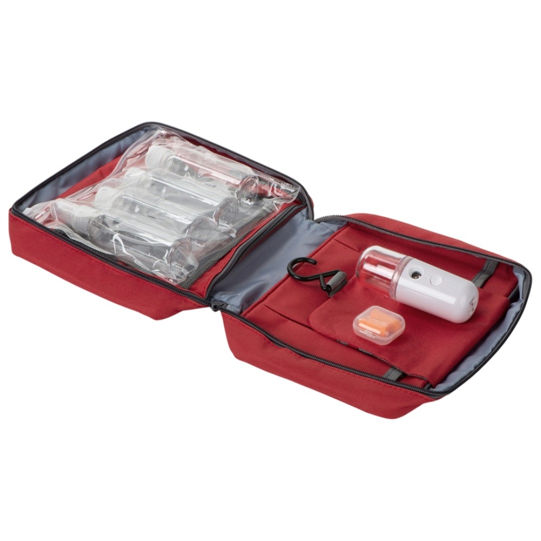 Набор для путешествий "Fly away", красный