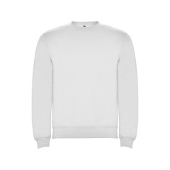 Свитшот с начесом "Clasica" унисекс, белый