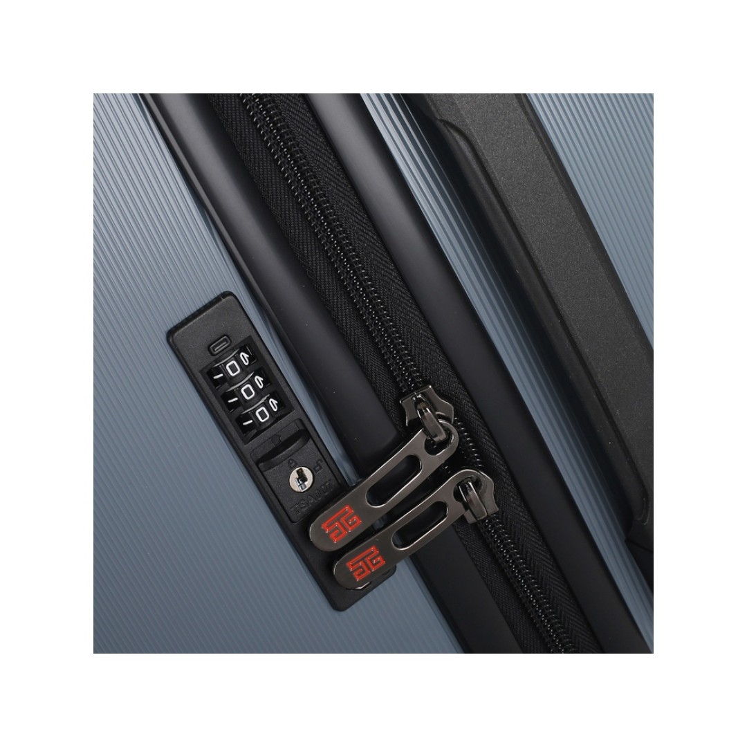 Чемодан Eberhart Craft большой L поликарбонат синий графит 08C-016-428