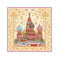 Платок "Собор Василия Блаженного"