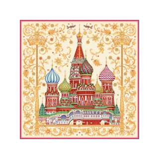 Платок "Собор Василия Блаженного"