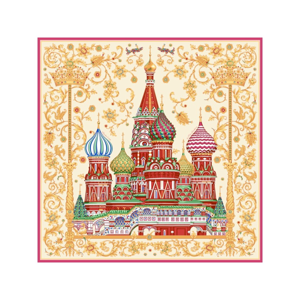 Платок "Собор Василия Блаженного"