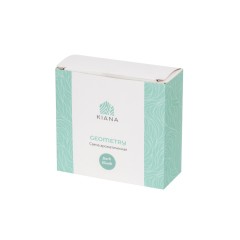 Свеча в декоративном стакане "Geometry", черный