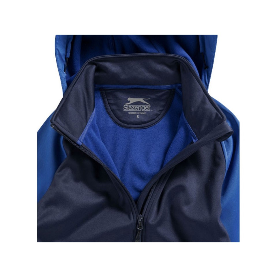 Куртка софтшел "Сhallenger" женская, темно-синий/небесно-голубой