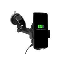 Автомобильное беспроводное зарядное устройство "OptIQ", 10 Вт, черный