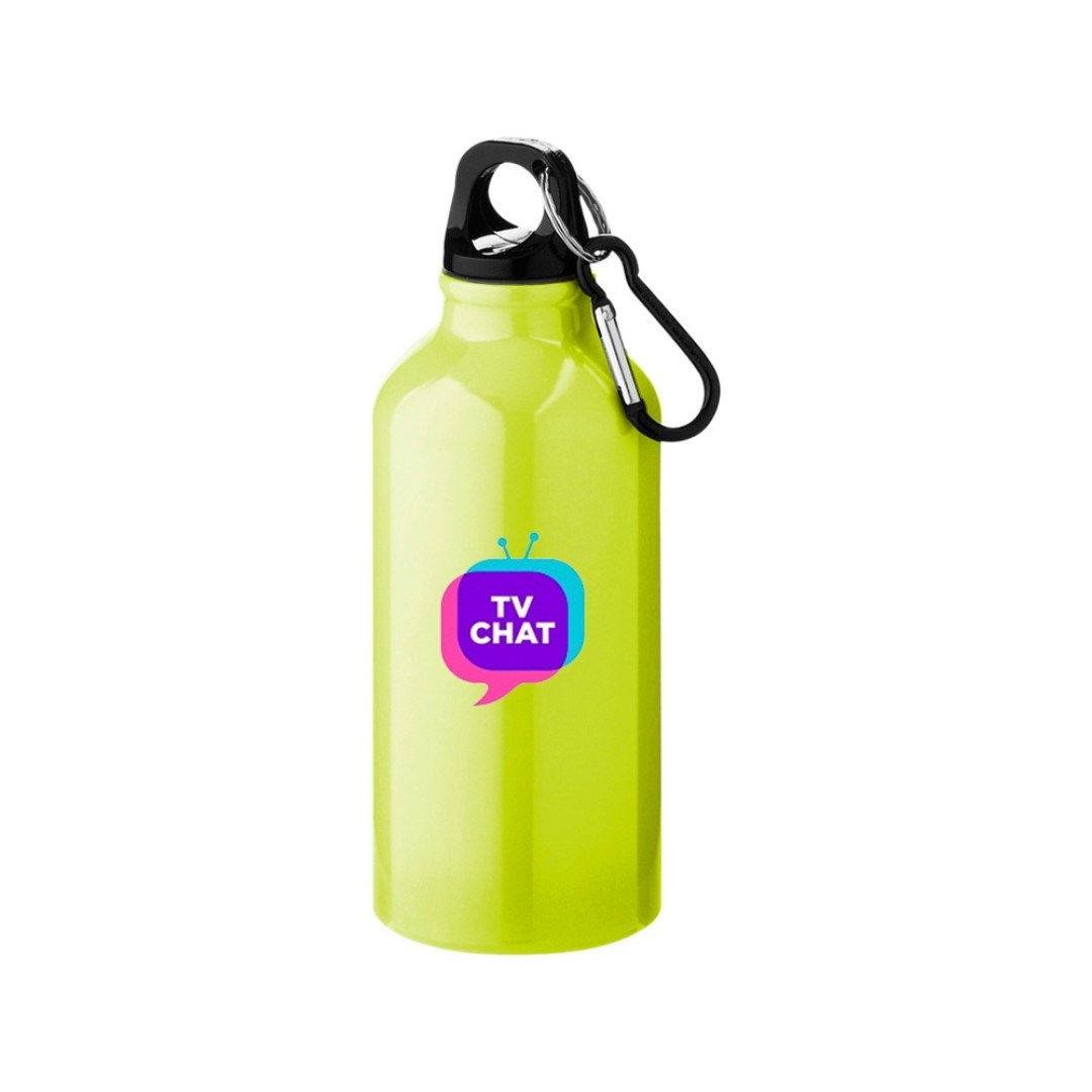 Бутылка "Oregon" с карабином 400мл, неоновый желтый