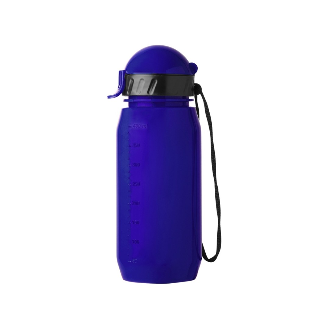 Бутылка для воды с трубочкой «Little», 400 мл, синий