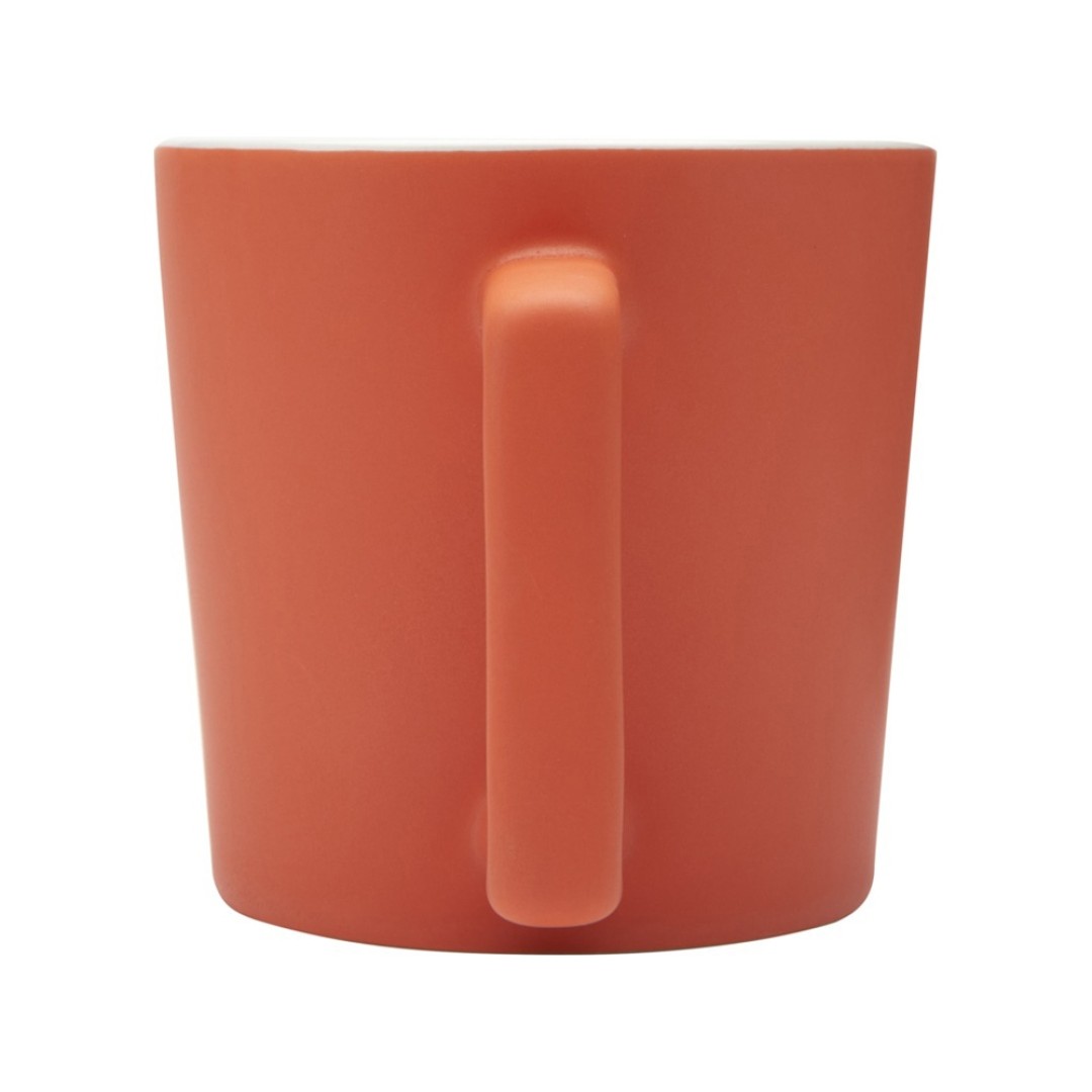 Cali Керамическая кружка объемом 370 мл с матовой отделкой - Оранжевый