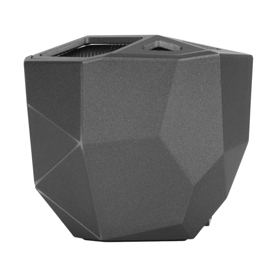 Портативная колонка «Geo», мокрый асфальт + белая подсветка