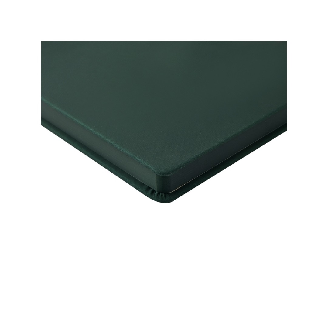 Ежедневник А5 "Megapolis Color" soft-touch, темно-зеленый