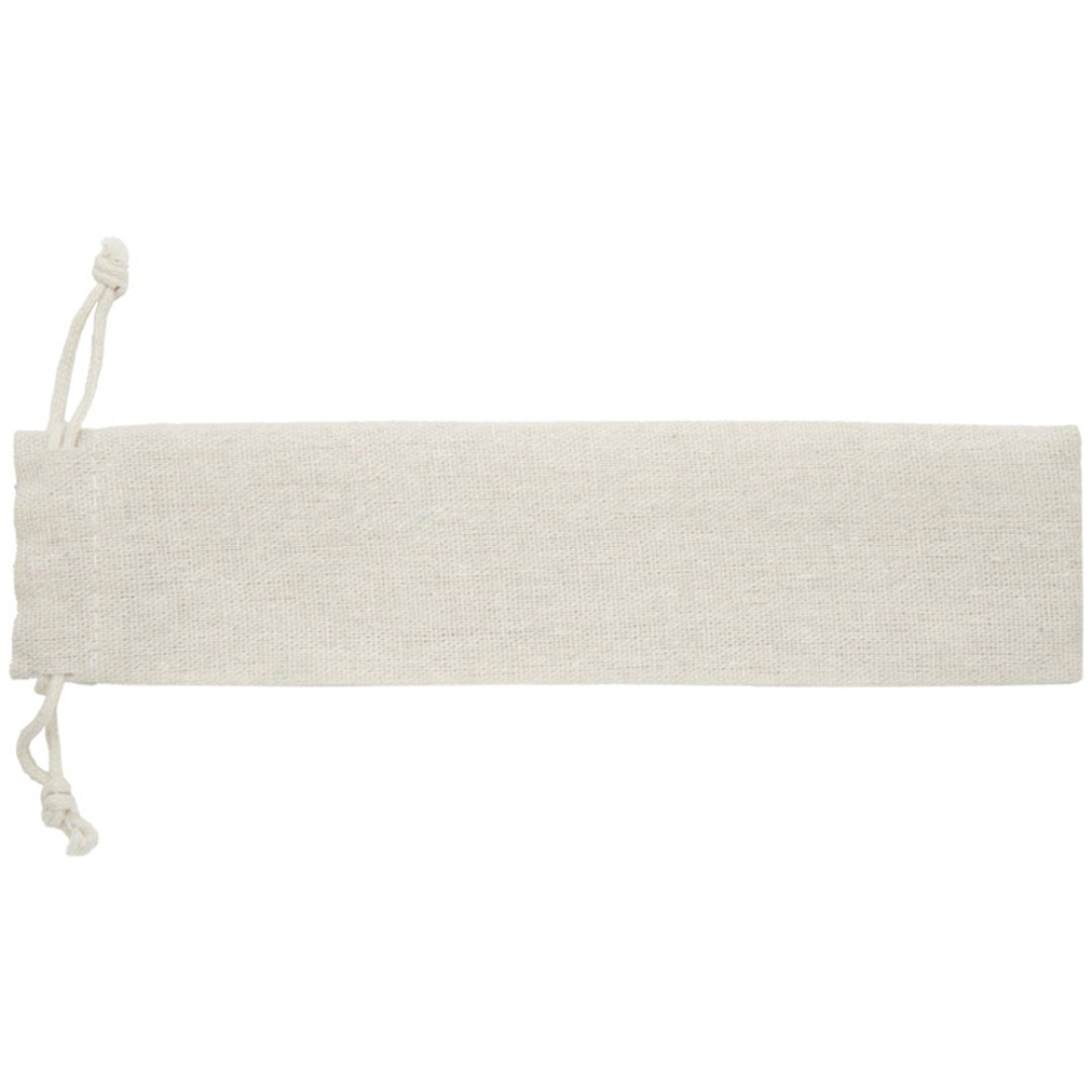 Набор столовых приборов из нержавеющей стали и бука Root из 5 предметов - Натуральный